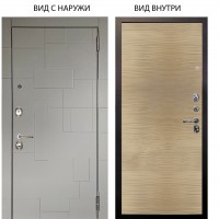 Люкс 3К / Корсо Силк флай / Элегант Дорс светлый горизонт