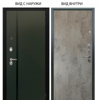 Люкс 3К / Ланцет Олива софт / Агат Светлый бетон