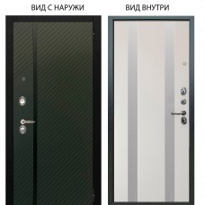 Люкс 3К / Ланцет Олива софт / Дуэт Белое дерево вставки Изабель