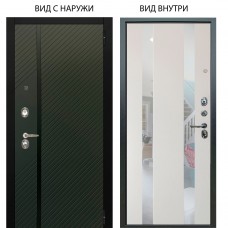Люкс 3К / Ланцет Олива софт / Дуэт Белое дерево вставки Николь