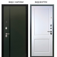 Люкс 3К / Ланцет Олива софт / Соренто Белая эмаль