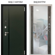 Люкс 3К / Ланцет / Агат Вельвет белый горизонт