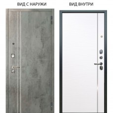Люкс 3К / Лофт Темный бетон / Гауда Роял вуд белый