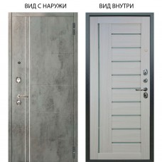 Люкс 3К / Лофт Темный бетон / Диана Белая лиственница