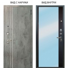 Люкс 3К / Лофт Темный бетон / Магнум Черный софт