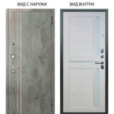 Люкс 3К / Лофт Темный бетон / Мирра Белая лиственница