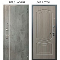 Люкс 3К / Лофт Темный бетон / Мишель Ларче светлый