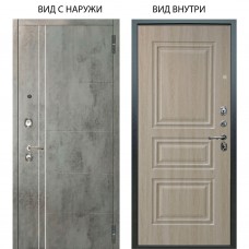 Люкс 3К / Лофт Темный бетон / Скиф Дуб филадельфия крем