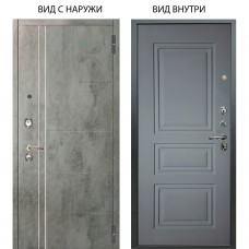 Люкс 3К / Лофт Темный бетон / Скиф Силк маус