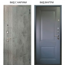 Люкс 3К / Лофт Темный бетон / Соло Антрацит