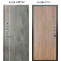 Люкс 3К / Лофт Темный бетон / Элегант Рустик соломенный