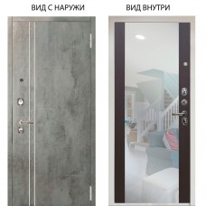 Люкс 3К / Лофт Темный бетон / Вояж Венге
