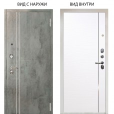 Люкс 3К / Лофт Темный бетон / Гауда Роял Вуд Белый