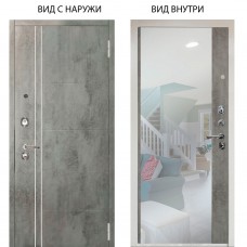 Люкс 3К / Лофт Темный бетон / Магнум Светлый бетон