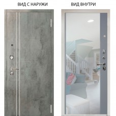 Люкс 3К / Лофт Темный бетон / Магнум Силк маус