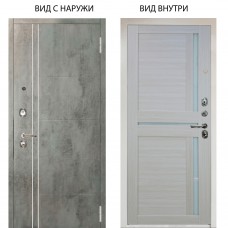 Люкс 3К / Лофт Темный бетон / Мирра Белая лиственница