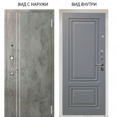 Люкс 3К / Лофт Темный бетон / Элион Силк маус