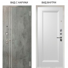 Люкс 3К / Лофт Темный бетон / Анастасия 1 Белый снег