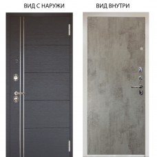 Люкс 3К / Лофт Венге горизонт / Агат Светлый бетон