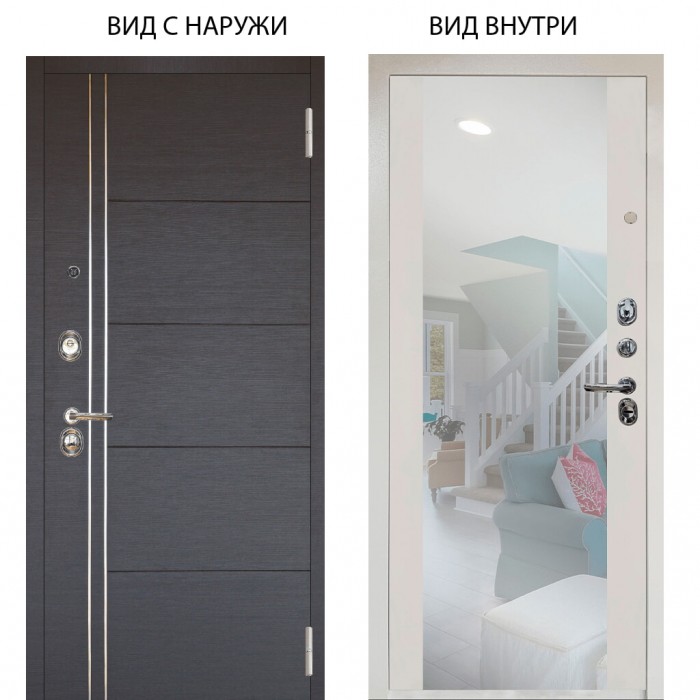 Люкс 3К / Лофт Венге горизонт / Вояж Белое дерево