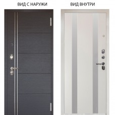 Люкс 3К / Лофт Венге горизонт / Дуэт Белое дерево вставки Изабель