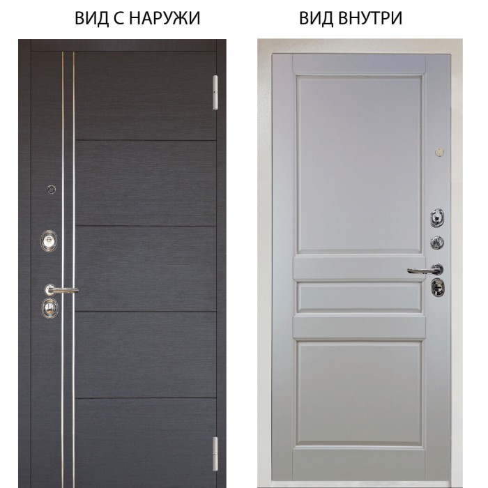 Люкс 3К / Лофт Венге горизонт / Каролина Белая эмаль