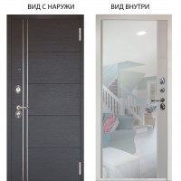 Люкс 3К / Лофт Венге горизонт / Магнум Софт милк