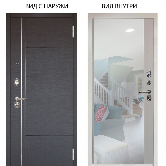 Люкс 3К / Лофт Венге горизонт / Магнум Софт милк