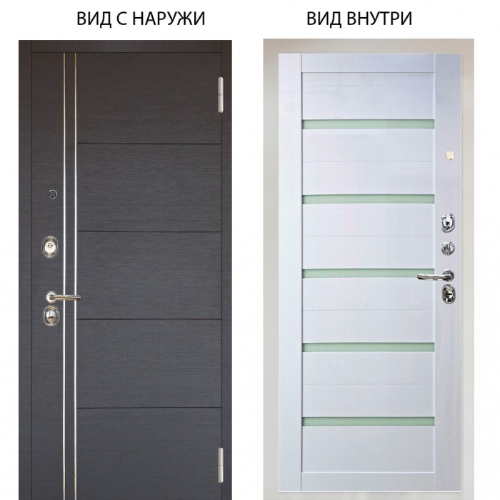 Люкс 3К / Лофт Венге горизонт / Александра Белый глянец