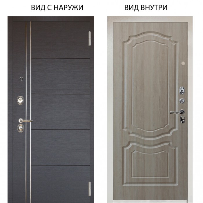 Люкс 3К / Лофт Венге горизонт / Мишель Ларче светлый