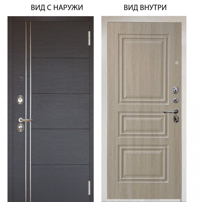 Люкс 3К / Лофт Венге горизонт / Скиф Дуб филадельфия крем