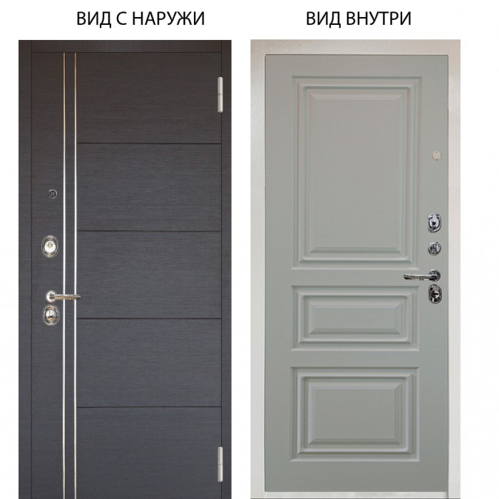 Люкс 3К / Лофт Венге горизонт / Скиф Софт милк