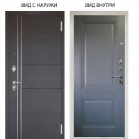 Люкс 3К / Лофт Венге горизонт / Соло Антрацит софт