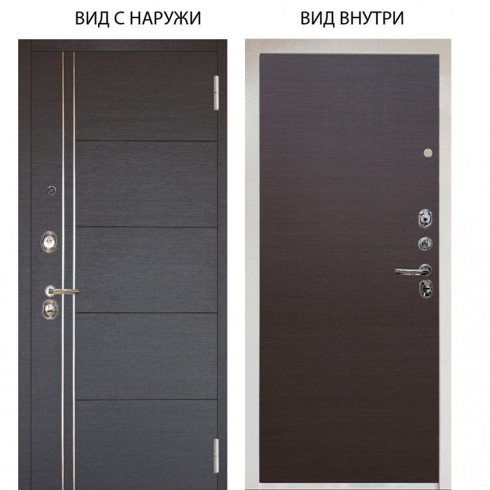 Люкс 3К / Лофт Венге горизонт / Элегант Венге горизонт