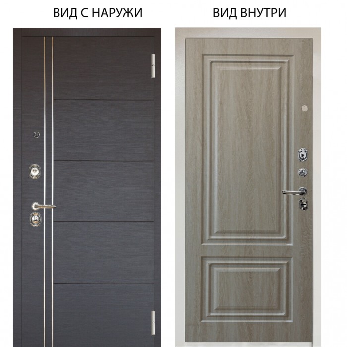 Люкс 3К / Лофт Венге горизонт / Элион Дуб филадельфия крем