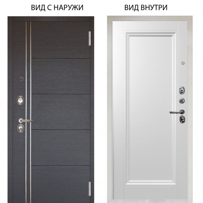 Люкс 3К / Лофт Венге горизонт / Анастасия 1 Белый снег