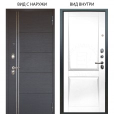 Люкс 3К / Лофт Венге горизонт / Ариана Белая эмаль