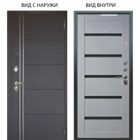 Люкс 3К / Лофт Венге горизонт / Александра +стекло чёрное