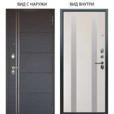 Люкс 3К / Лофт Венге горизонт / Дуэт Белое дерево вставки Изабель