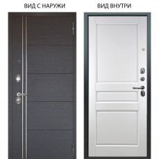 Люкс 3К / Лофт Венге горизонт / Каролина Белая эмаль