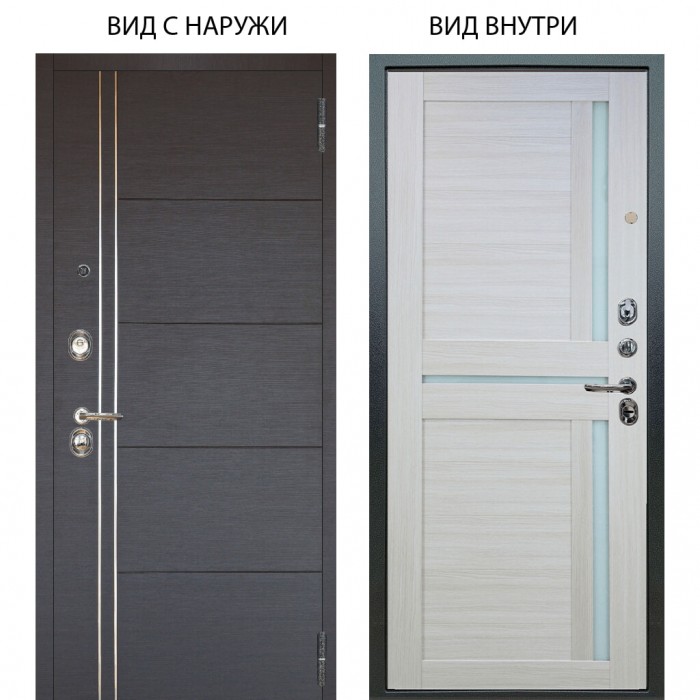 Люкс 3К / Лофт Венге горизонт / Мирра Белая лиственница