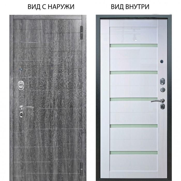 Люкс 3К / Лофт Венге горизонт / Александра Белый глянец