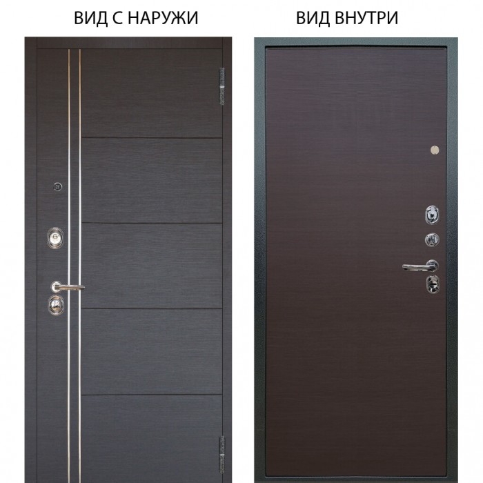 Люкс 3К / Лофт Венге горизонт / Элегант Венге горизонт