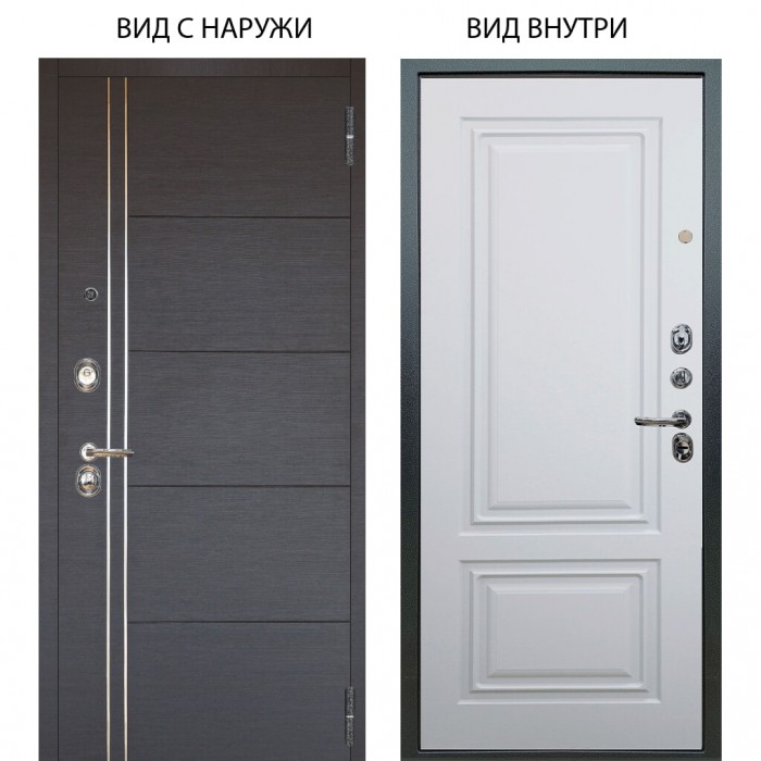 Люкс 3К / Лофт Венге горизонт / Элион Софт милк