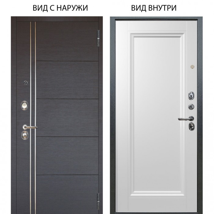 Люкс 3К / Лофт Венге горизонт / Анастасия 1 Белый снег