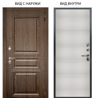 Люкс 3К / Магистр Дуб кантри / Агат Вельвет белый горизонт