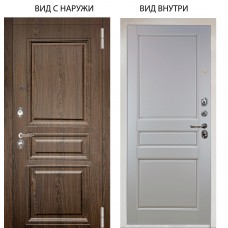 Люкс 3К / Магистр дуб кантри / Каролина Белая эмаль