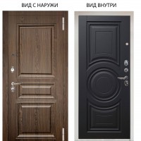 Люкс 3К / Магистр дуб кантри / Могадиш Черный софт