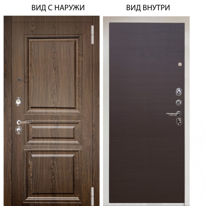 Люкс 3К / Магистр дуб кантри / Элегант Венге горизонт