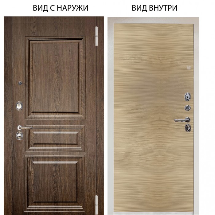 Люкс 3К / Магистр дуб кантри / Элегант Дорс светлый горизонт